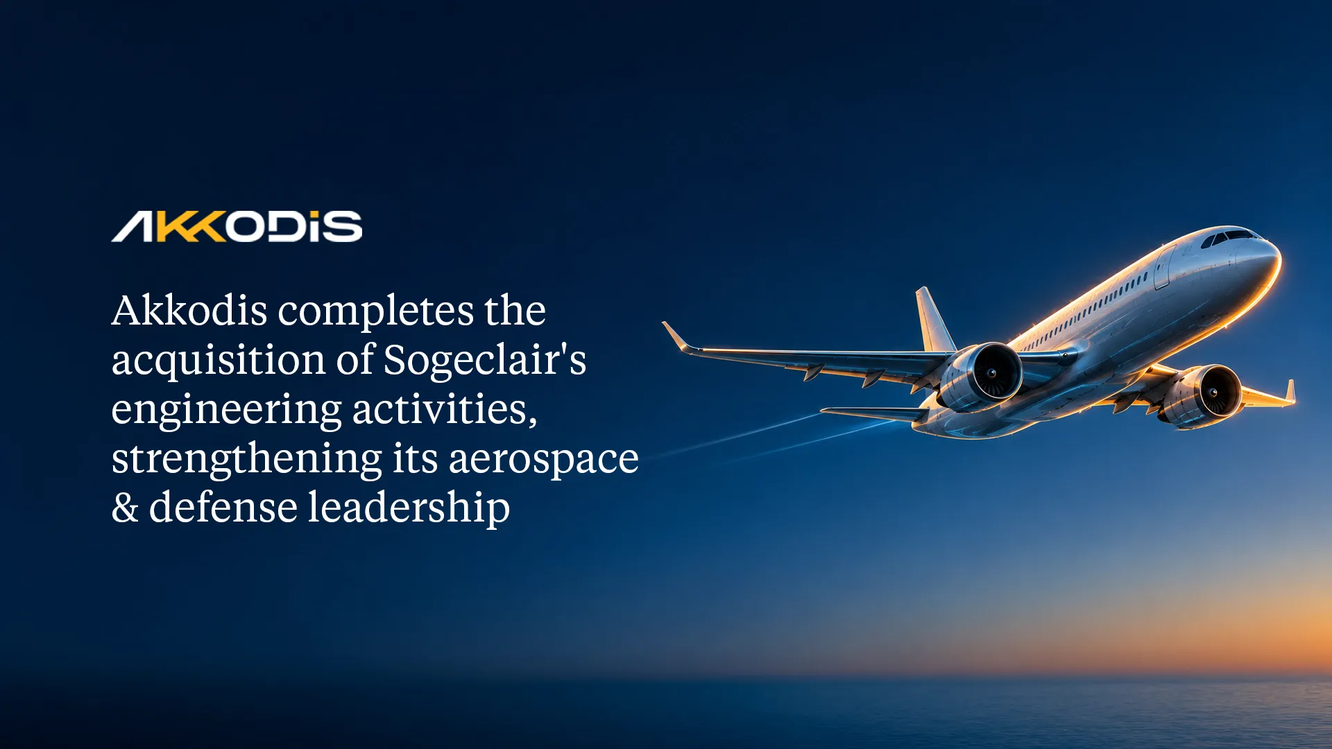 Akkodis completes acquisition of SOGECLAIR’s engineering activities