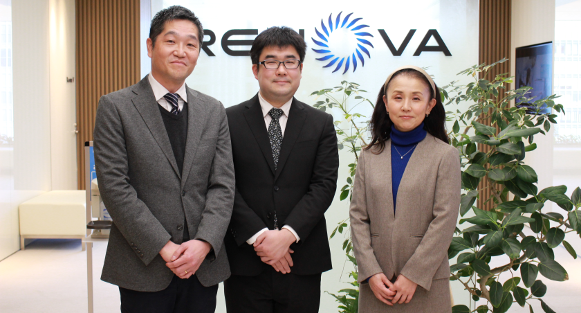 株式会社レノバ細木信之さま、佐藤孝憲さま、AKKODiSコンサルティング株式会社坂本 芳湖