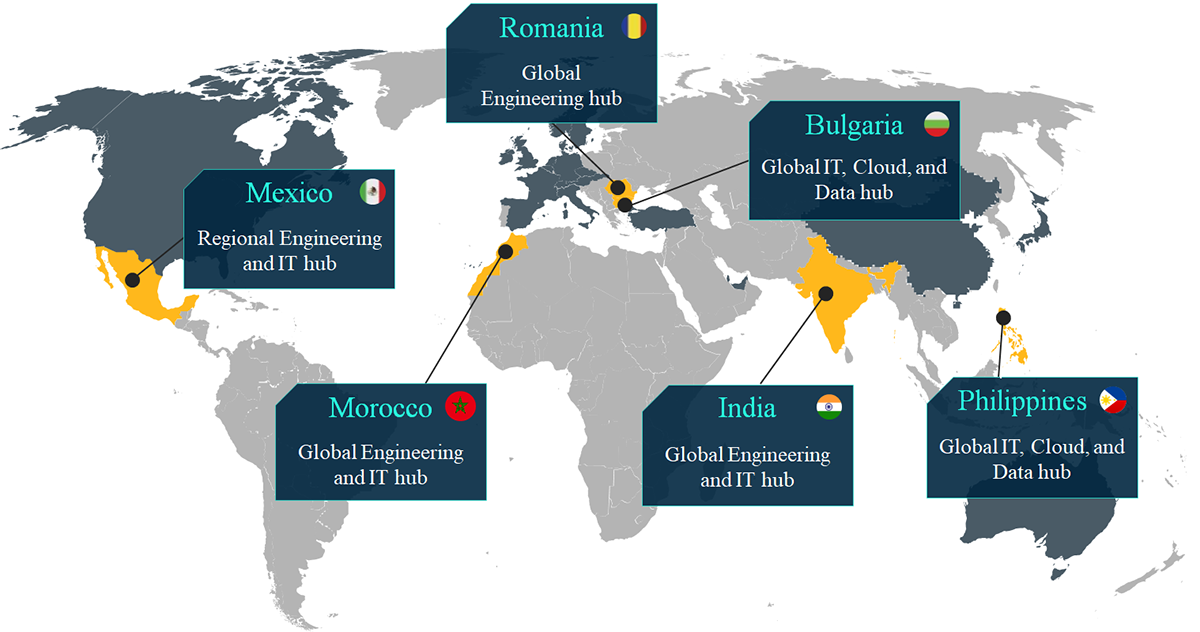 Global Delivery Centerの地図