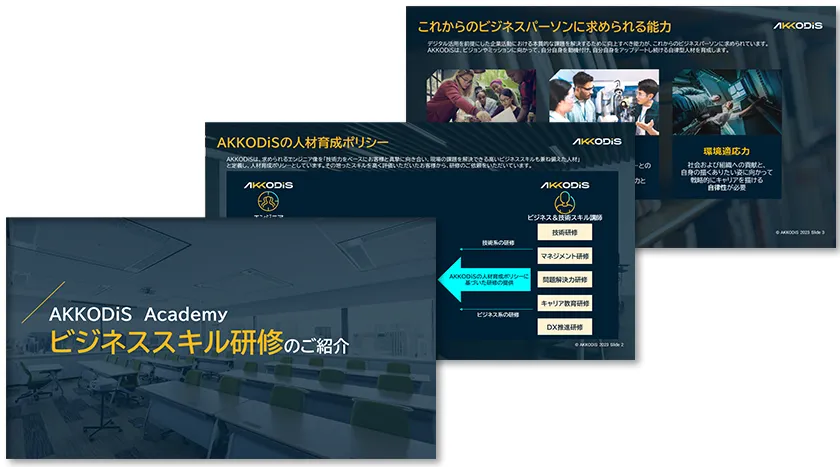 AKKODiS Academy ビジネススキル研修のご紹介