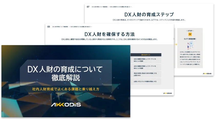 DX人財の育成について徹底解説 ～社内人財育成でよくある課題と乗り越え方～