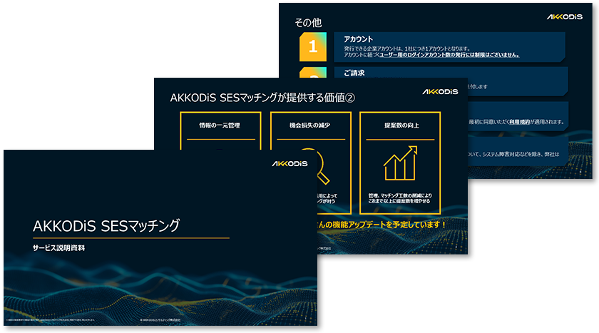 AKKODiS SESマッチング サービス紹介資料
