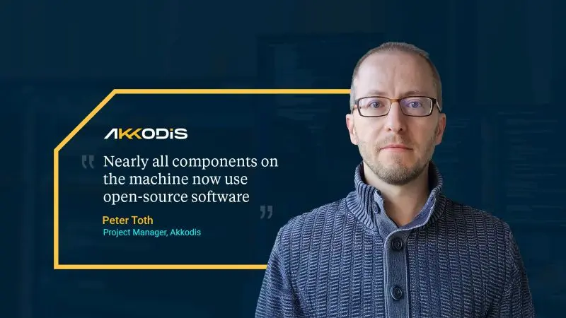 マシンのほぼすべてのコンポーネントはオープンソースソフトウェアを使用しています