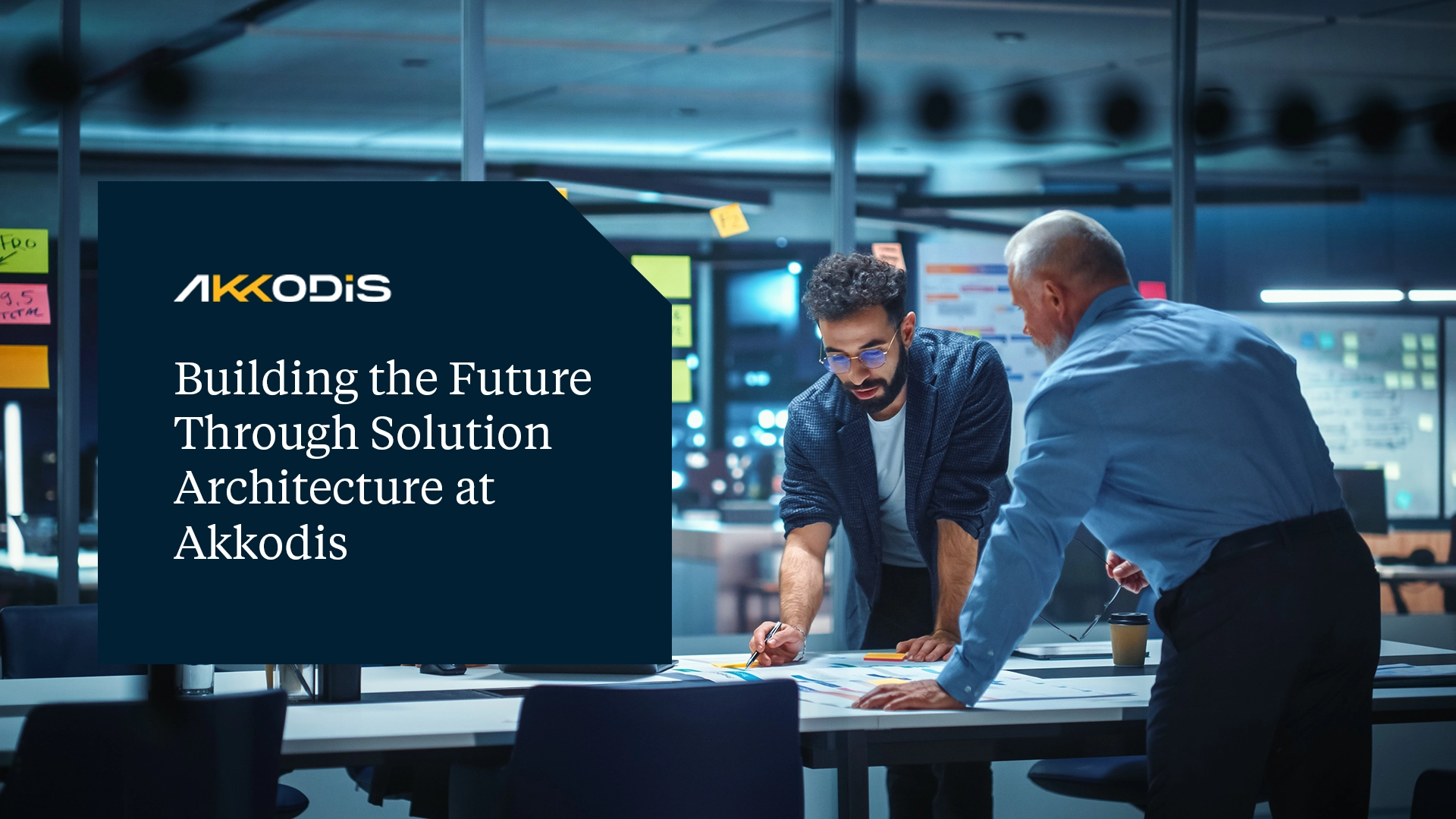 Akkodis solution architect collaborating on digital transformation project