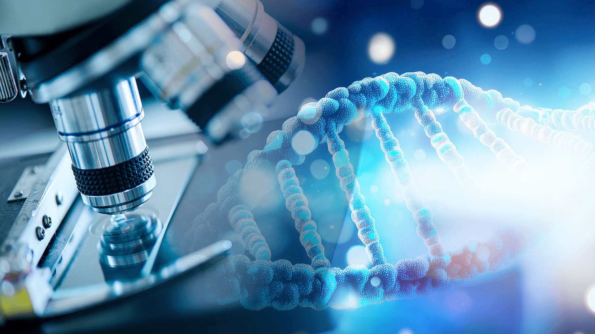 Researchers in pharma industry working on collaborative innovation