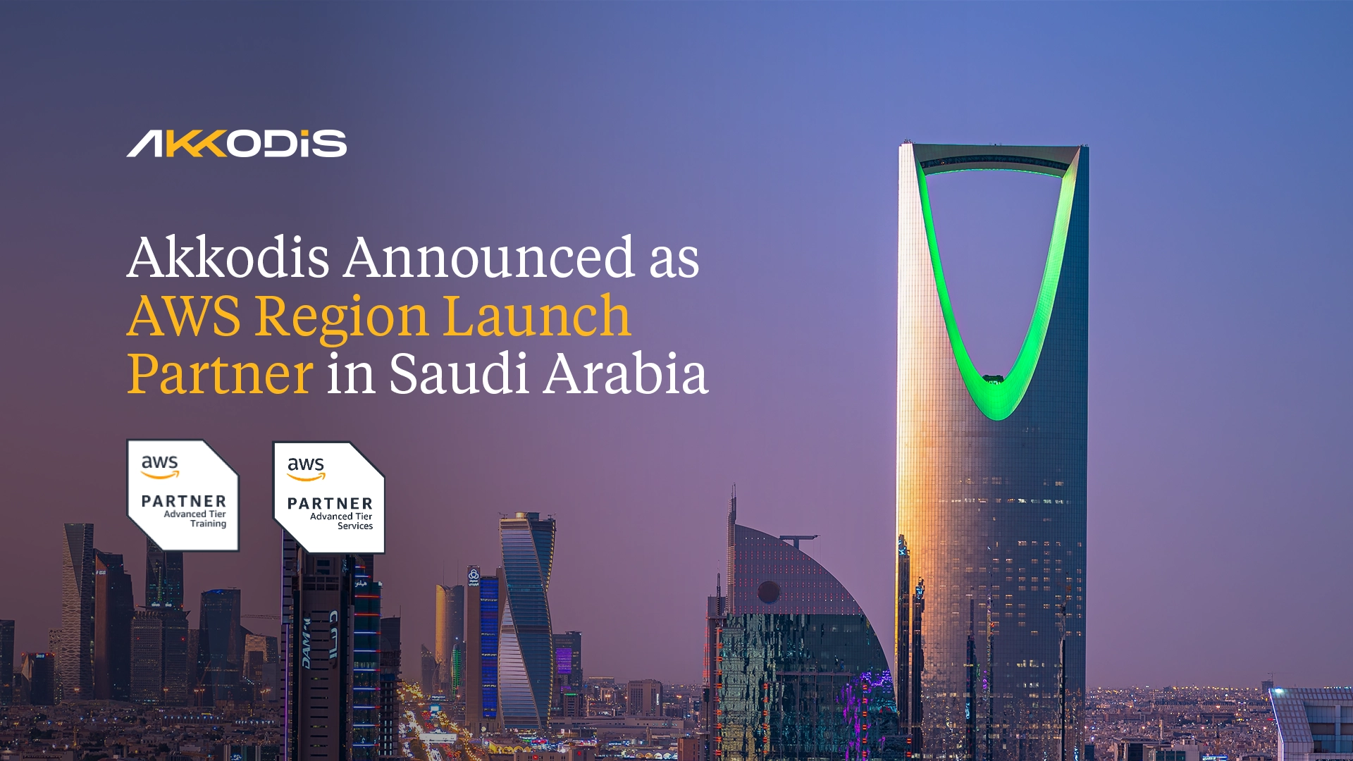AWS Region Launch Partner announcement in Saudi Arabia 