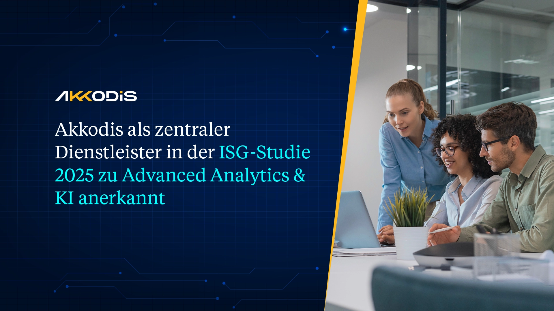 ISG-Auszeichnung 2025 für Advanced Analytics und KI unterstreicht die Führungsrolle von Akkodis 