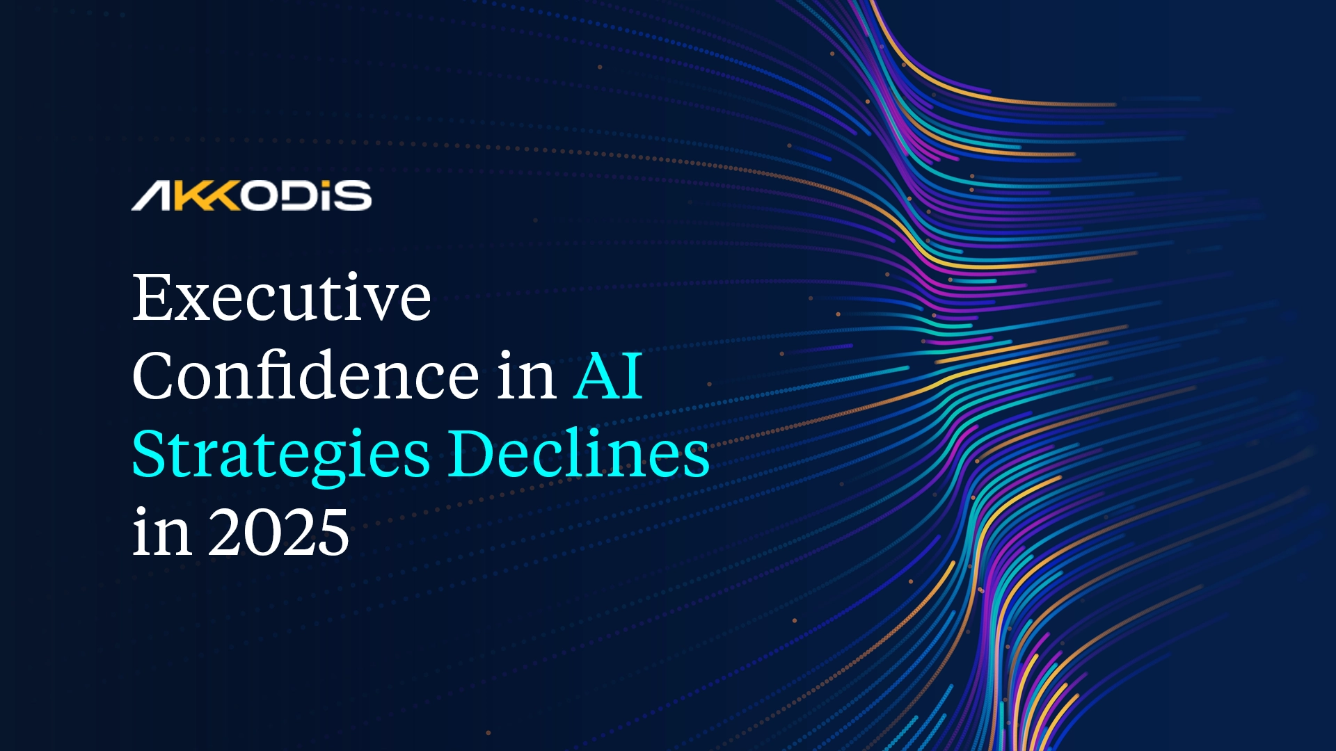 Jo Debecker reviewing AI strategy and executive survey data 