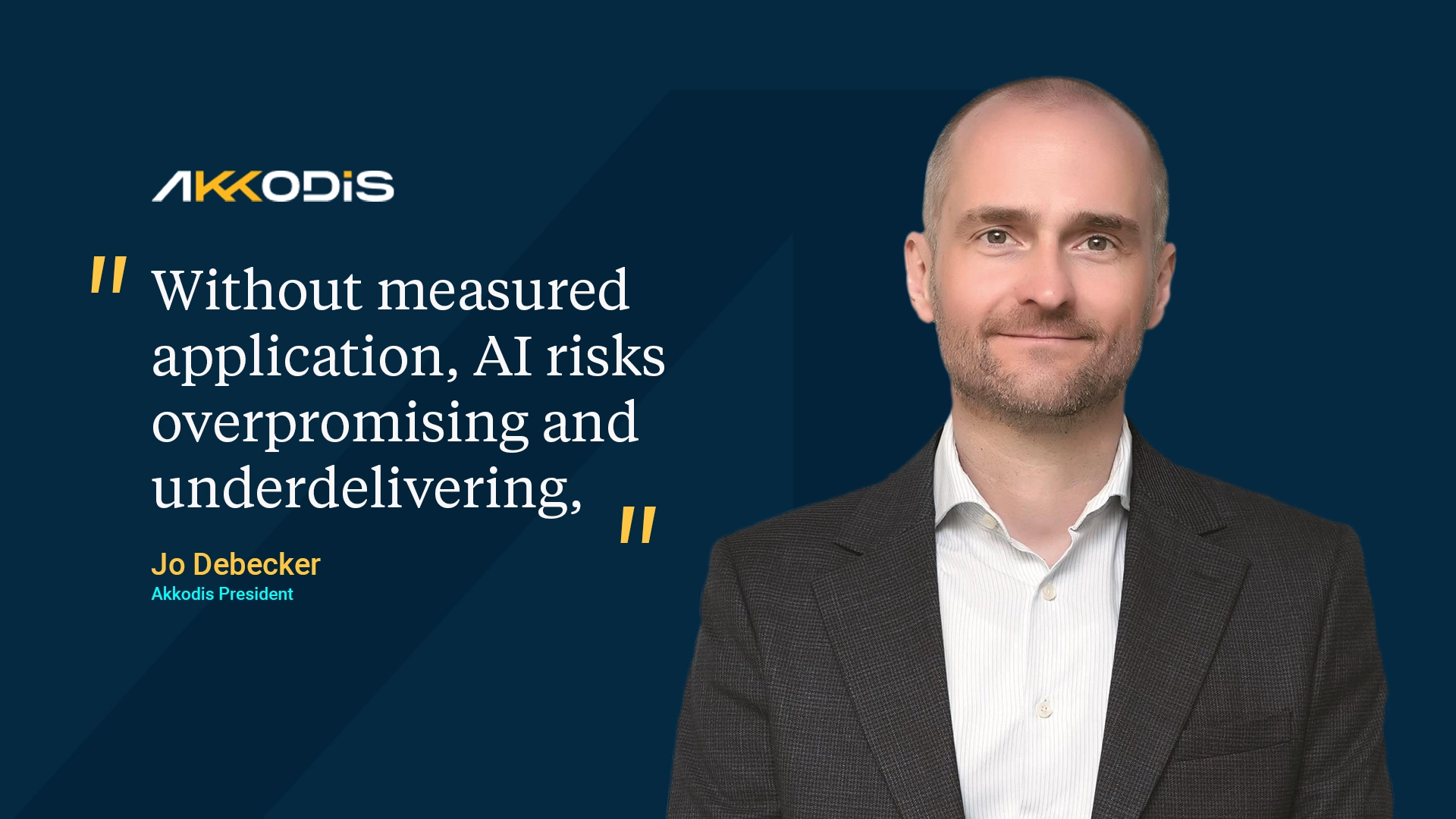 Without measured application, AI risks overpromising and underdelivering