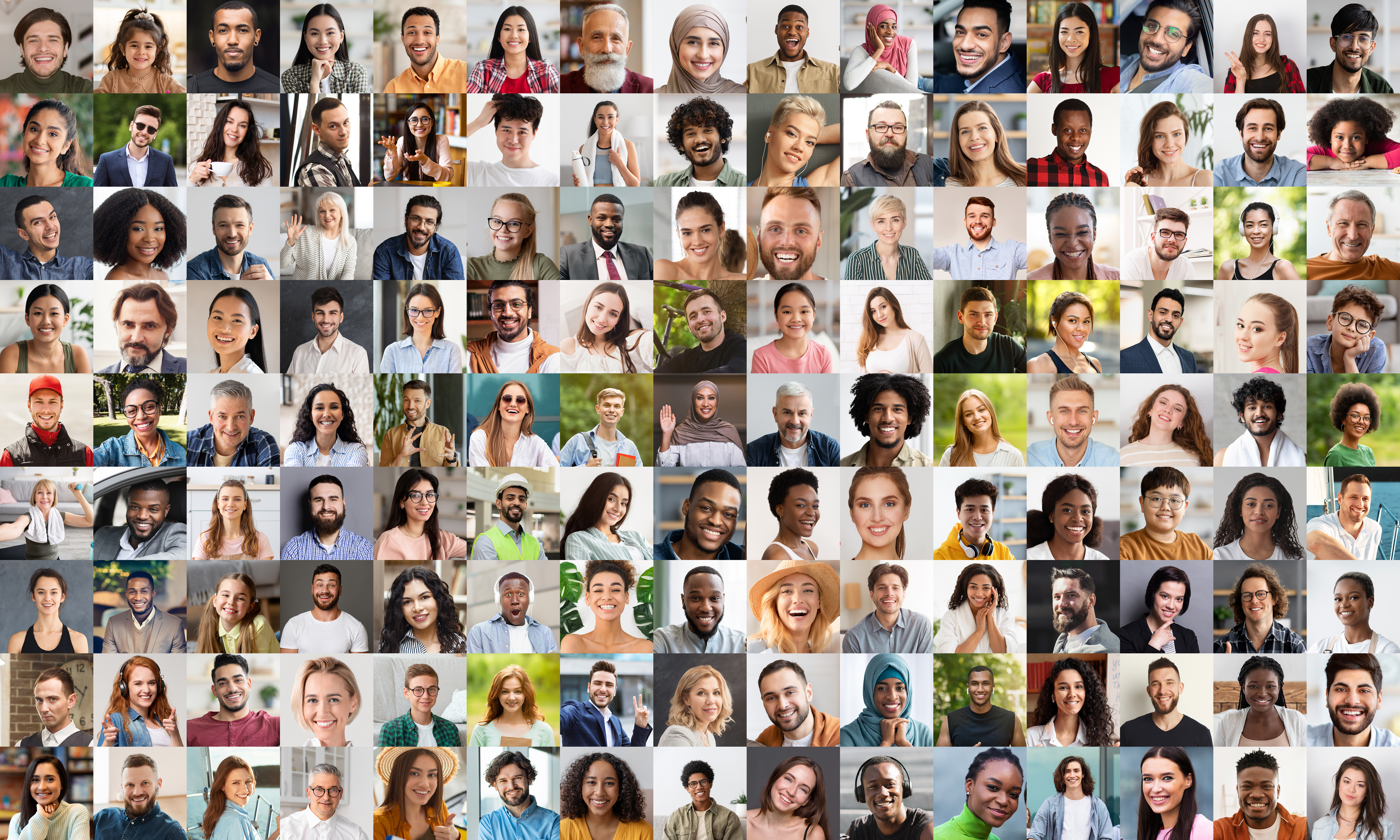 Mosaïque de personnes représentant la diversité au sein de l'entreprise Mosaïque de personnes représentant la diversité au sein de l'entreprise
