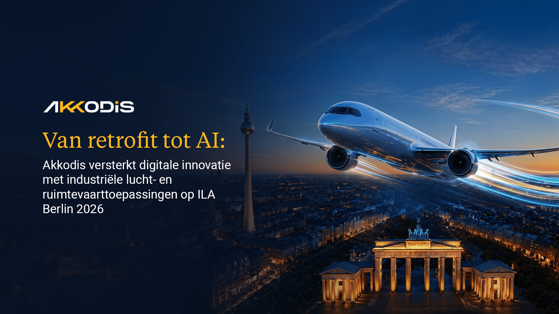 Van retrofit tot AI: Akkodis versterkt digitale innovatie met industriële lucht- en ruimtevaarttoepassingen op ILA Berlin 2026