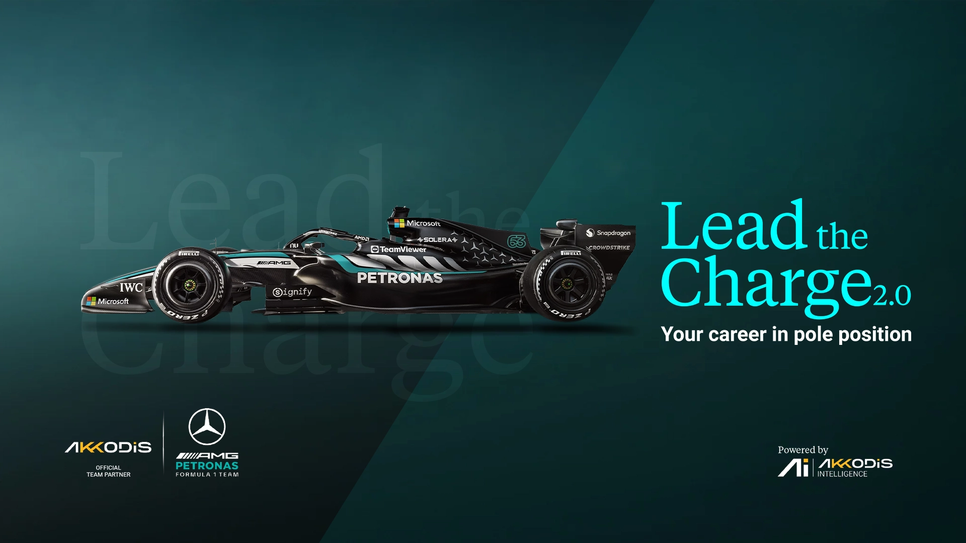 Akkodis Announces Lead the Charge 2.0: Join the Mercedes‑AMG PETRONAS Formula One Team