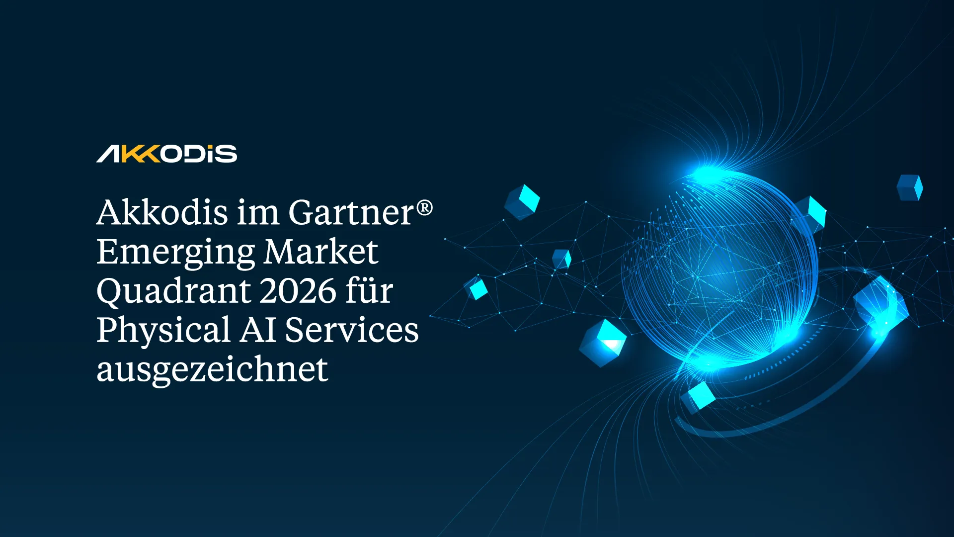 Bild: Akkodis für Physical-AI-Services 2026 ausgezeichnet. Quelle: Akkodis