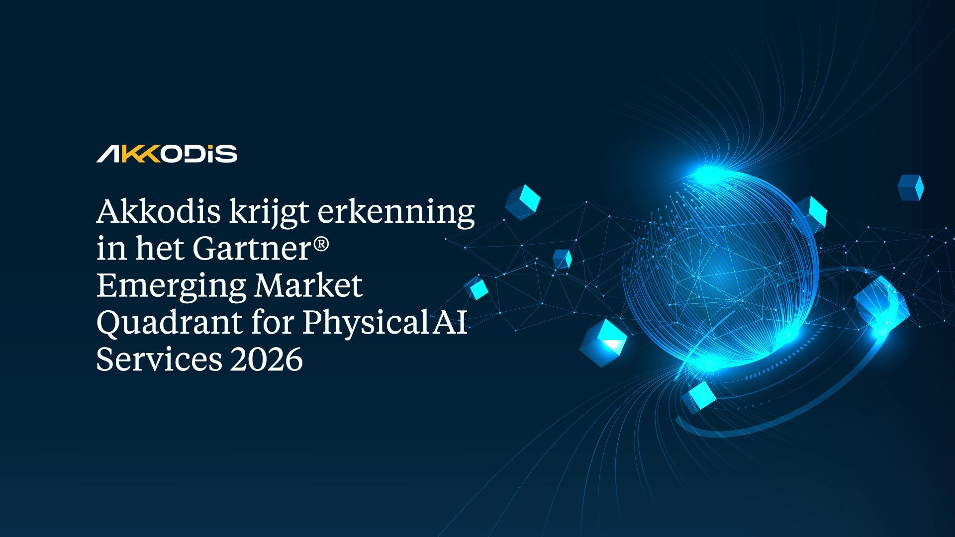 Afbeelding: Akkodis bekroond voor Physical AI Services 2026. Bron: Akkodis