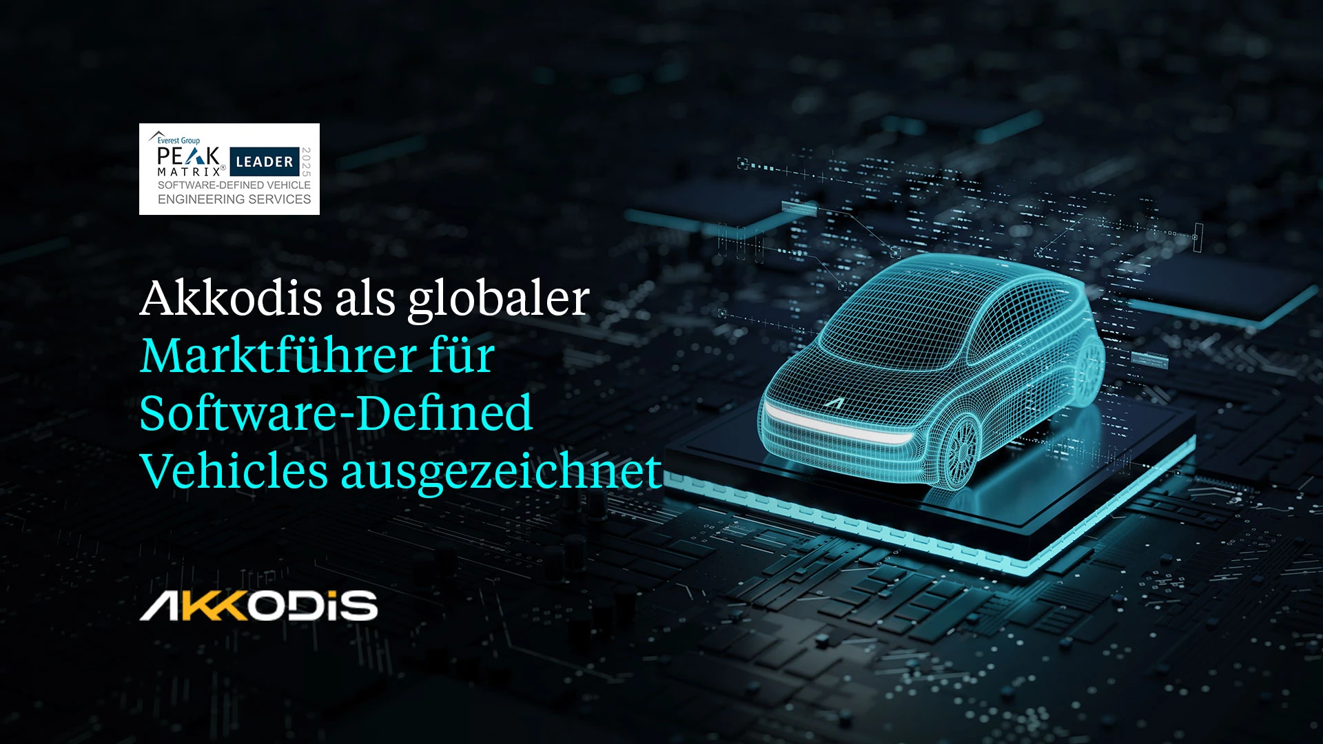 PEAK Matrix Leader in SDV Engineering Services. Quelle: Everest Group