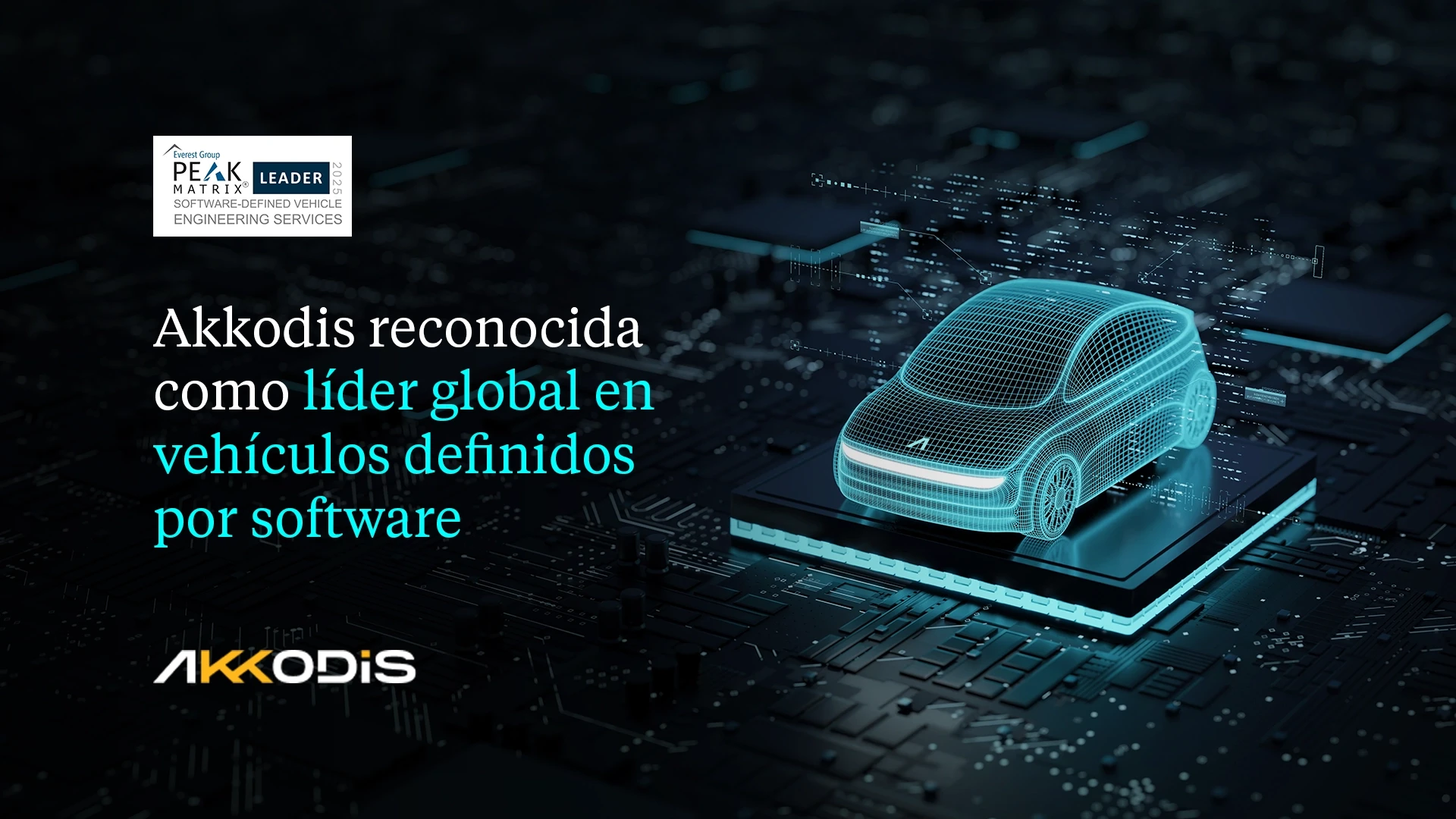 Akkodis, reconocida como Líder en el PEAK Matrix de servicios de ingeniería SDV de Everest Group