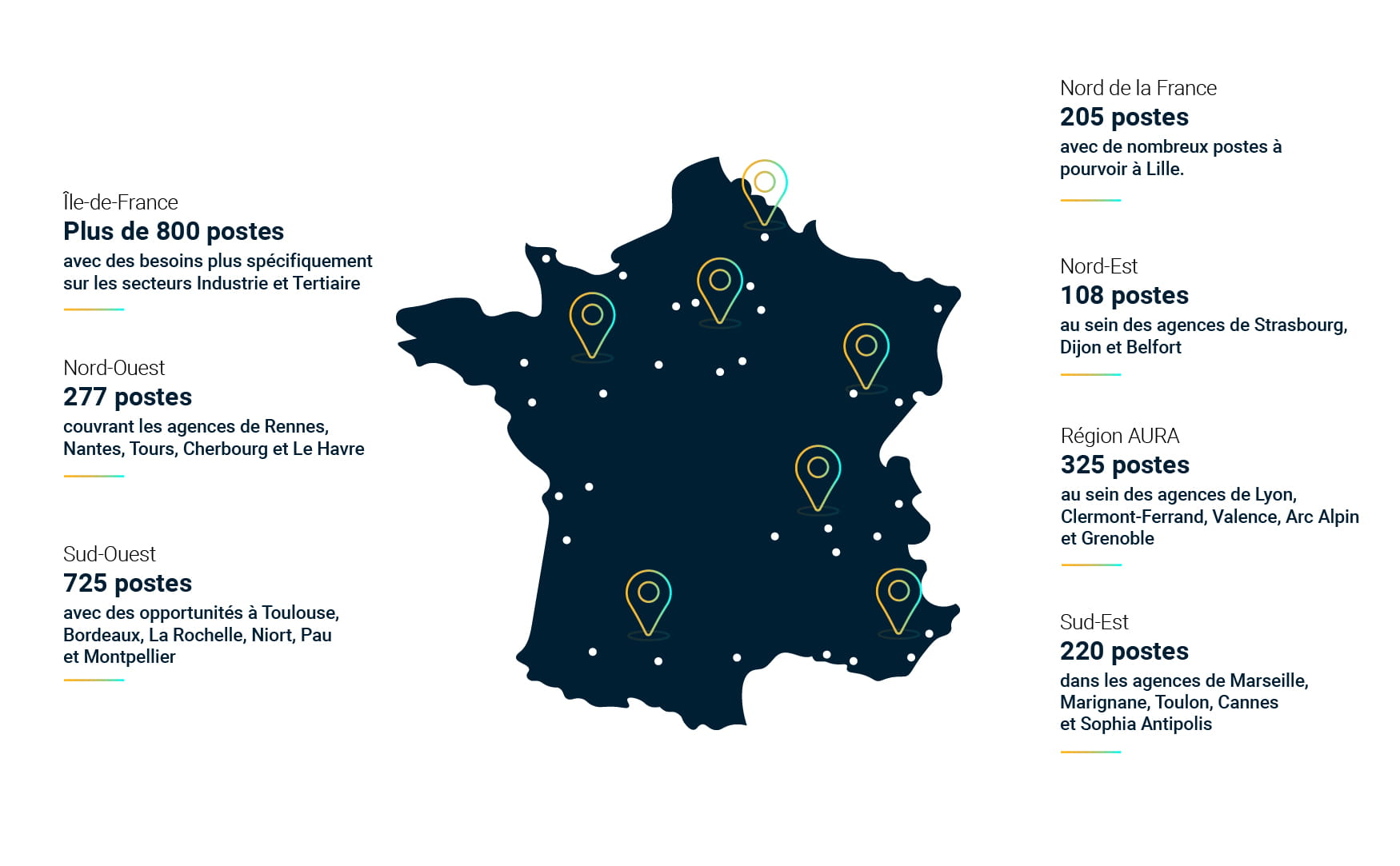 Carte de France Akkodis