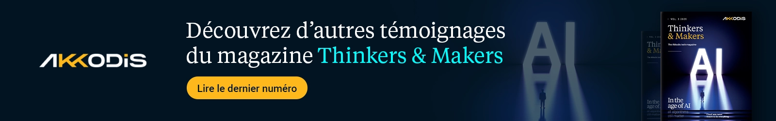 Cliquez sur l'image pour explorer les autres articles du magazine Thinkers & Makers - Volume 2 2025
