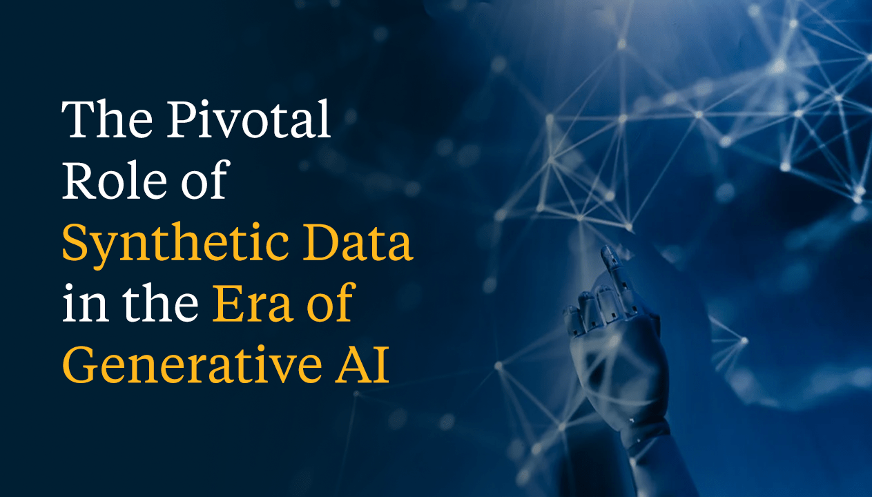 Role of Synthetic Data in the Era of Generative AI image Role of Synthetic Data in the Era of Generative AI image