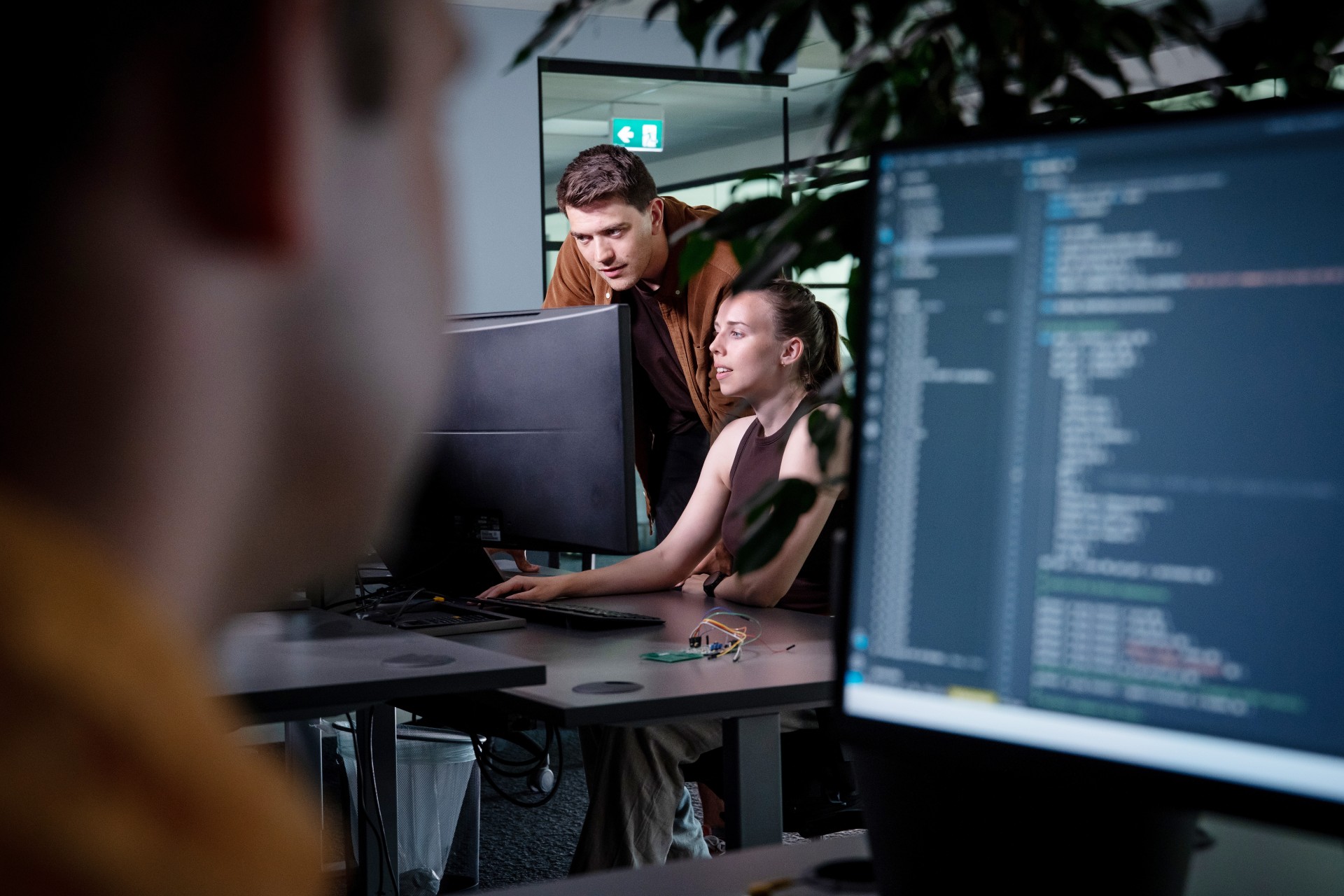 AI-generated hi-tech vehicle driver’s front panel