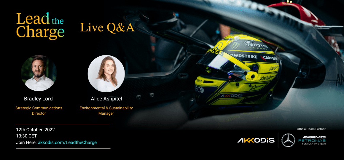 Akkodis LIVE Q&A Session with Mercedes on October 12th at 13:30 CET