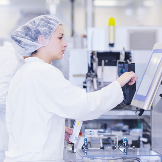 woman working with computer