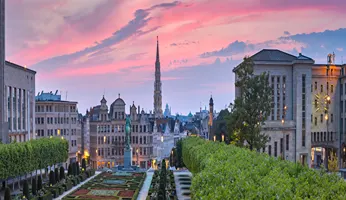 View from the Mont des Arts, Brussels, Belgium