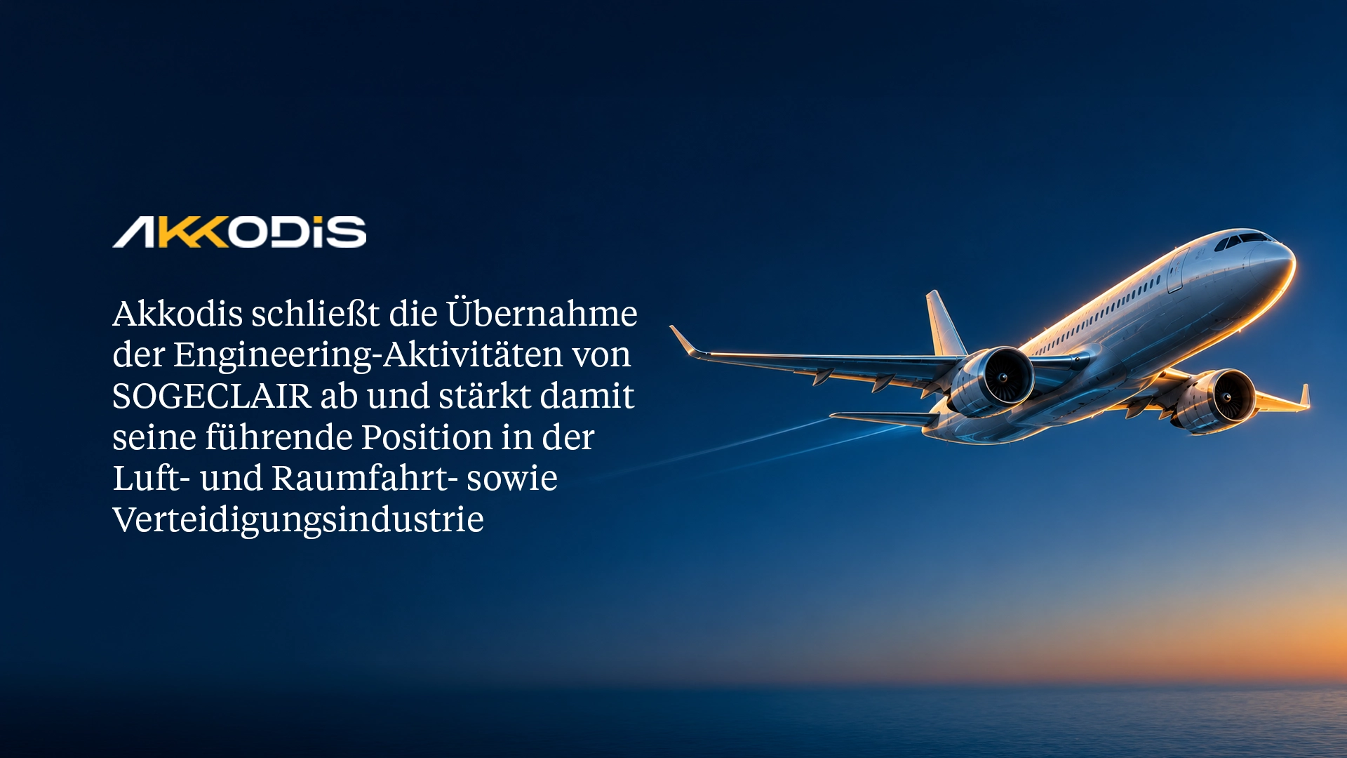 Akkodis schließt die Übernahme der Engineering-Aktivitäten von SOGECLAIR ab