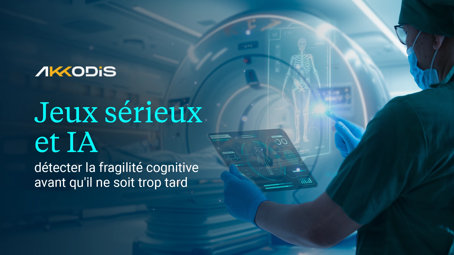 Jeux sérieux dopés à l'IA pour le dépistage précoce de la fragilité cognitive en matière de santé