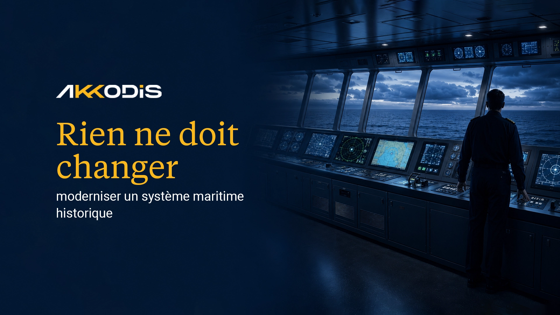 Rien ne doit changer : moderniser un système maritime historique