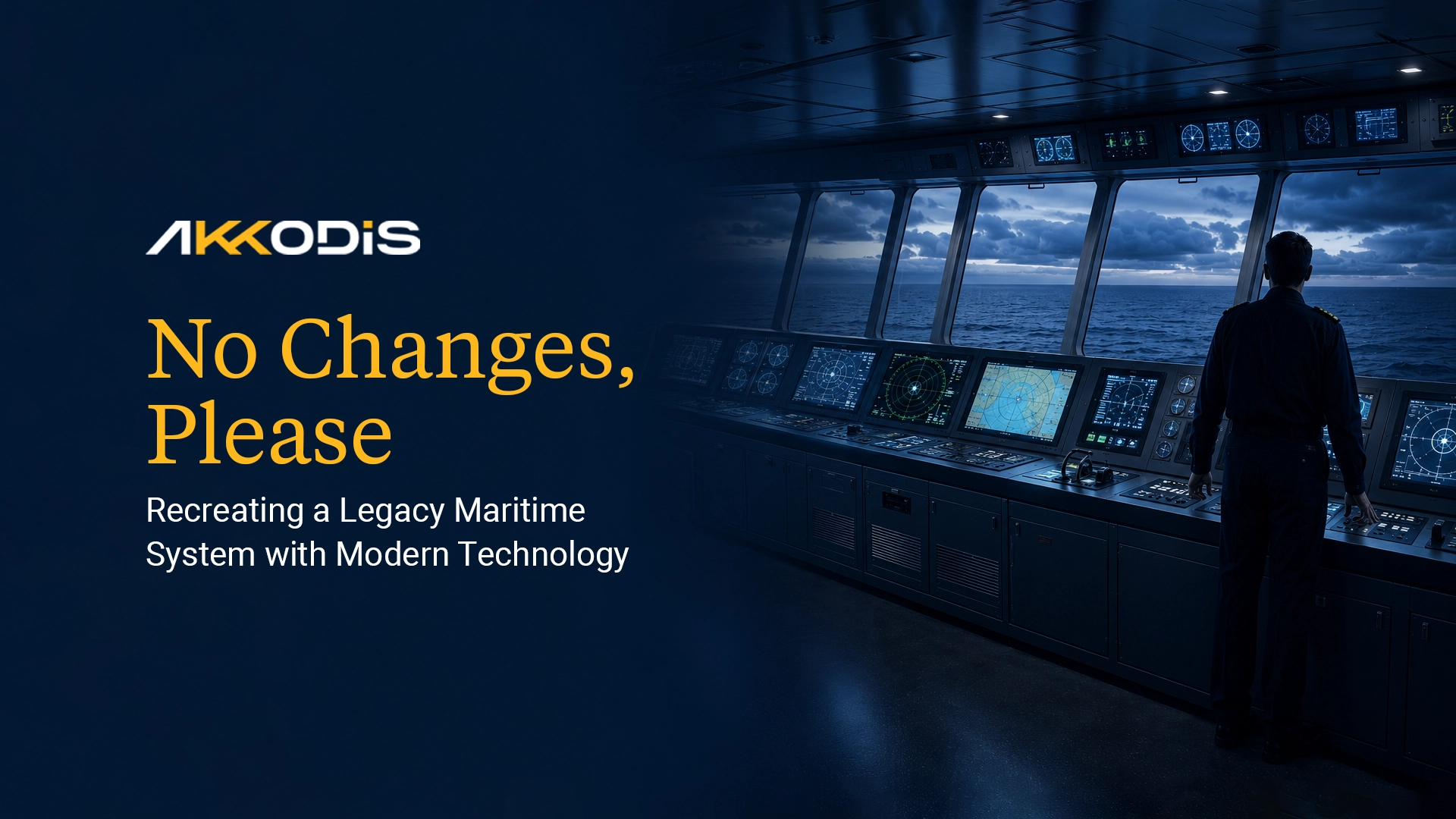 No Changes, Please: Recreating a Legacy Maritime System with Modern Technology