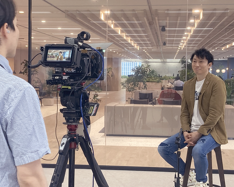 「Monoism（モノイズム）」撮影風景