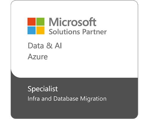 Microsoft Solutions Partner Data & AI Azure Specialist Infra and Database Migration Microsoft Solutions Partner Data & AI Azure Specialist Infra and Database Migration