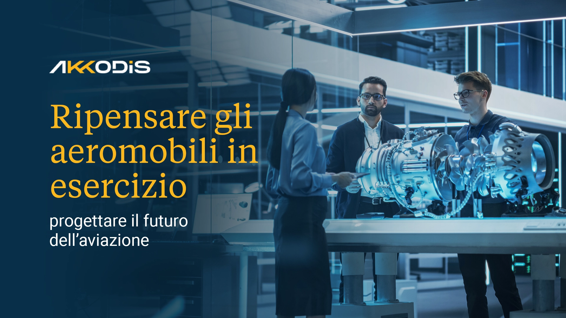 Ingegneri che aggiornano i sistemi aeronautici per migliorare prestazioni e sostenibilità