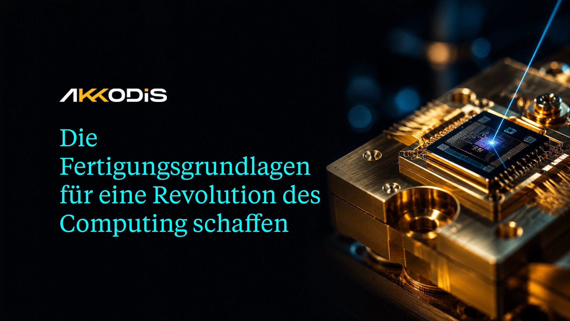 Die Fertigungsgrundlagen für eine Revolution des Computing schaffen